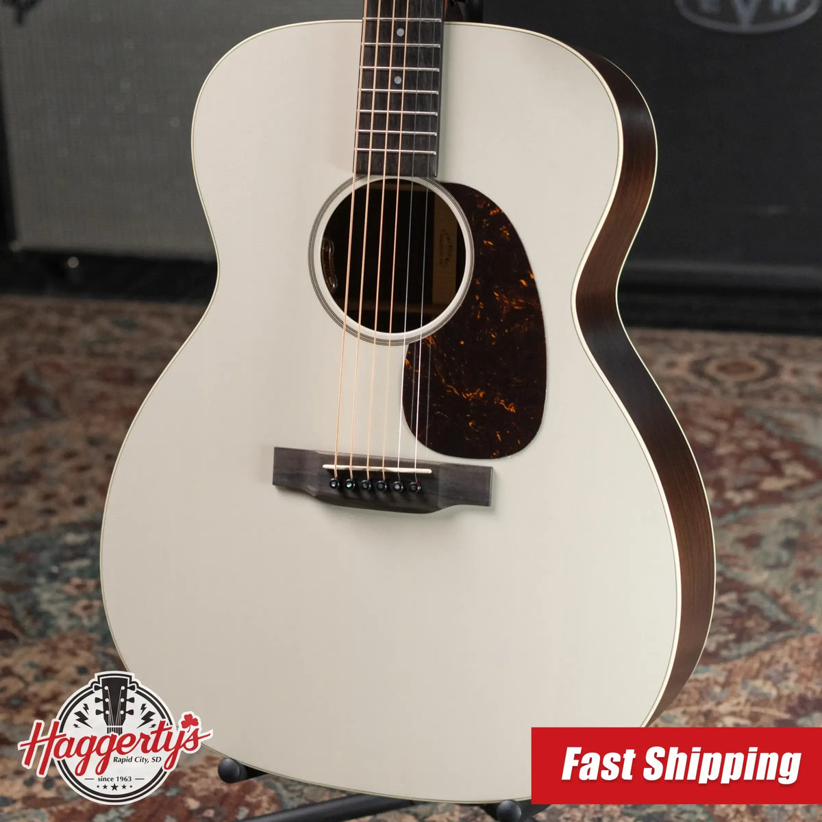 Martin J-16E Acoustic/Electric Guitar - Cream with Gig Bag