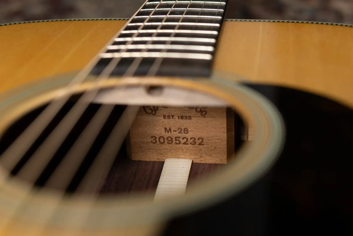 Martin M-28 Standard Series Acoustic Guitar - Natural with Hardshell Case