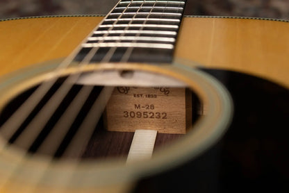 Martin M-28 Standard Series Acoustic Guitar - Natural with Hardshell Case