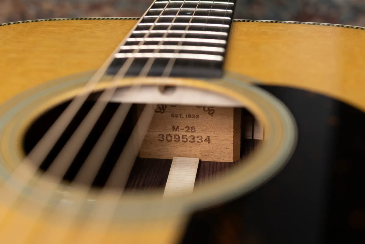 Martin M-28 Standard Series Acoustic Guitar - Natural with Hardshell Case