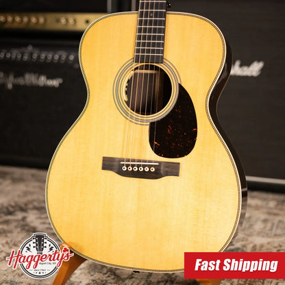 Martin OM-28E Standard Series Acoustic/Electric Guitar with Hardshell Case