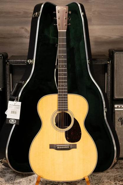 Martin OM-28E Standard Series Acoustic/Electric Guitar with Hardshell Case