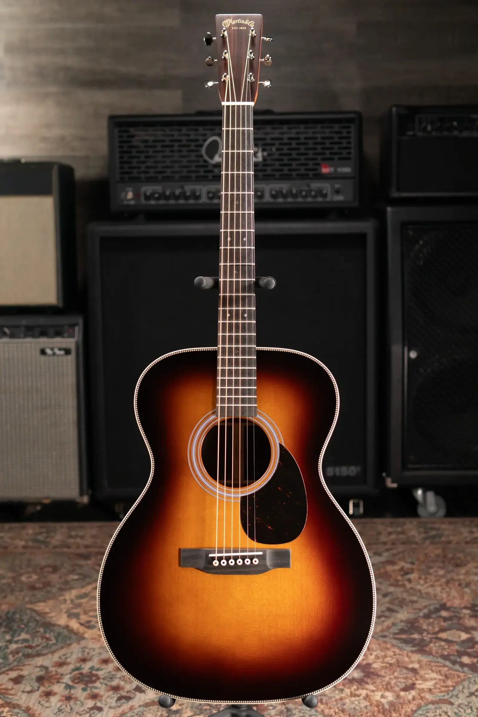 Martin OM-28 Acoustic Guitar - 1935 Sunburst with Hardshell Case