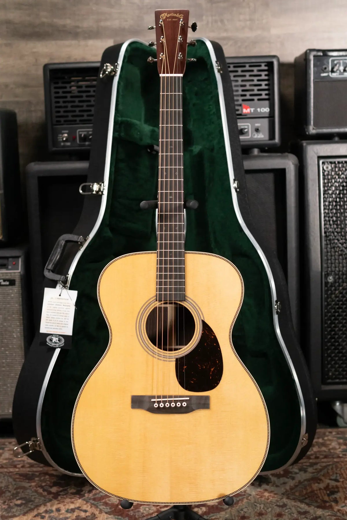 Martin OM-28 Standard Series Acoustic Guitar with Hardshell Case - Demo