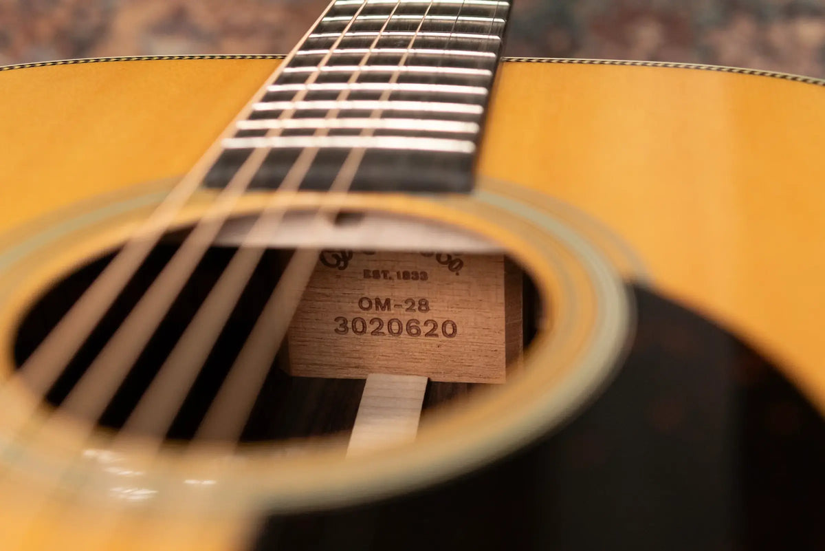 Martin OM-28 Standard Series Acoustic Guitar with Hardshell Case - Demo