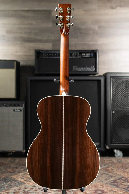 Martin OM-28 Standard Series Left-Handed Acoustic Guitar - 1935 Sunburst with Hardshell Case