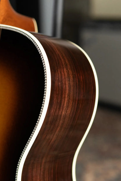 Martin OM-28 Standard Series Left-Handed Acoustic Guitar - 1935 Sunburst with Hardshell Case