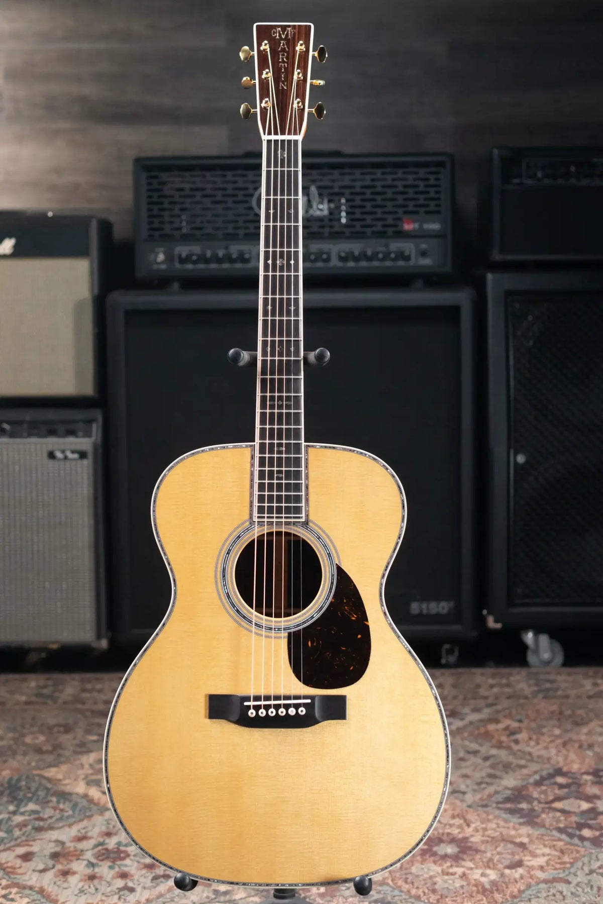 Martin OM-42 Standard Series Acoustic Guitar with Hardshell Case - Demo
