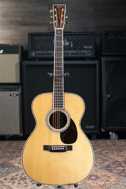 Martin OM-42 Standard Series Acoustic Guitar with Hardshell Case - Demo