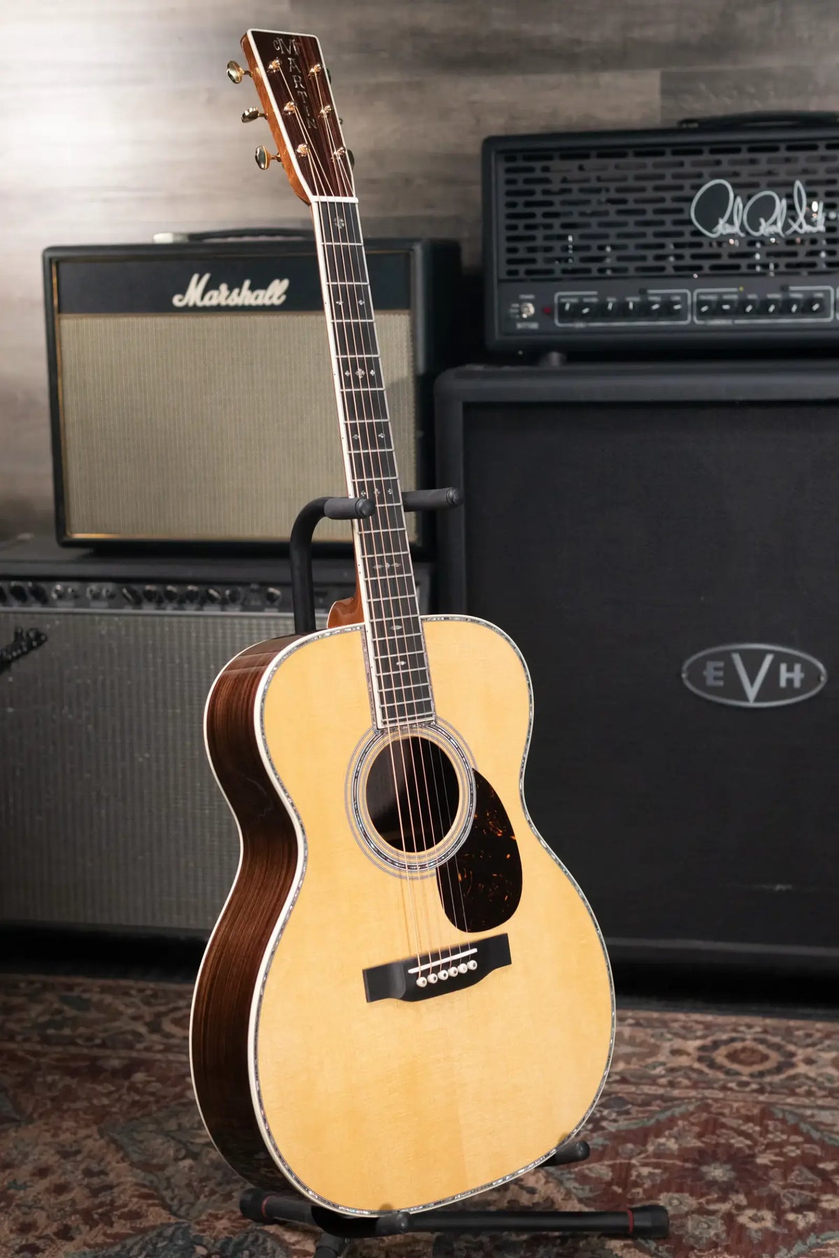 Martin OM-42 Standard Series Acoustic Guitar with Hardshell Case - Demo