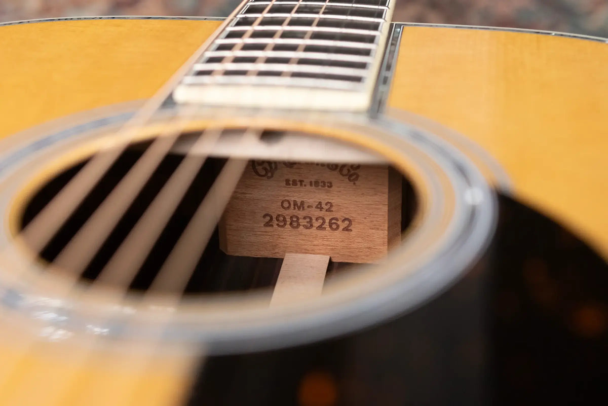 Martin OM-42 Standard Series Acoustic Guitar with Hardshell Case - Demo