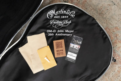 Martin OM-45JM 20th Anniversary John Mayer Signature Acoustic/Electric Guitar with Hardshell Case