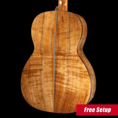 Martin O'ahu K-42 Hibiscus Acoustic Guitar - Dark Toasted Burst with Hardshell Case