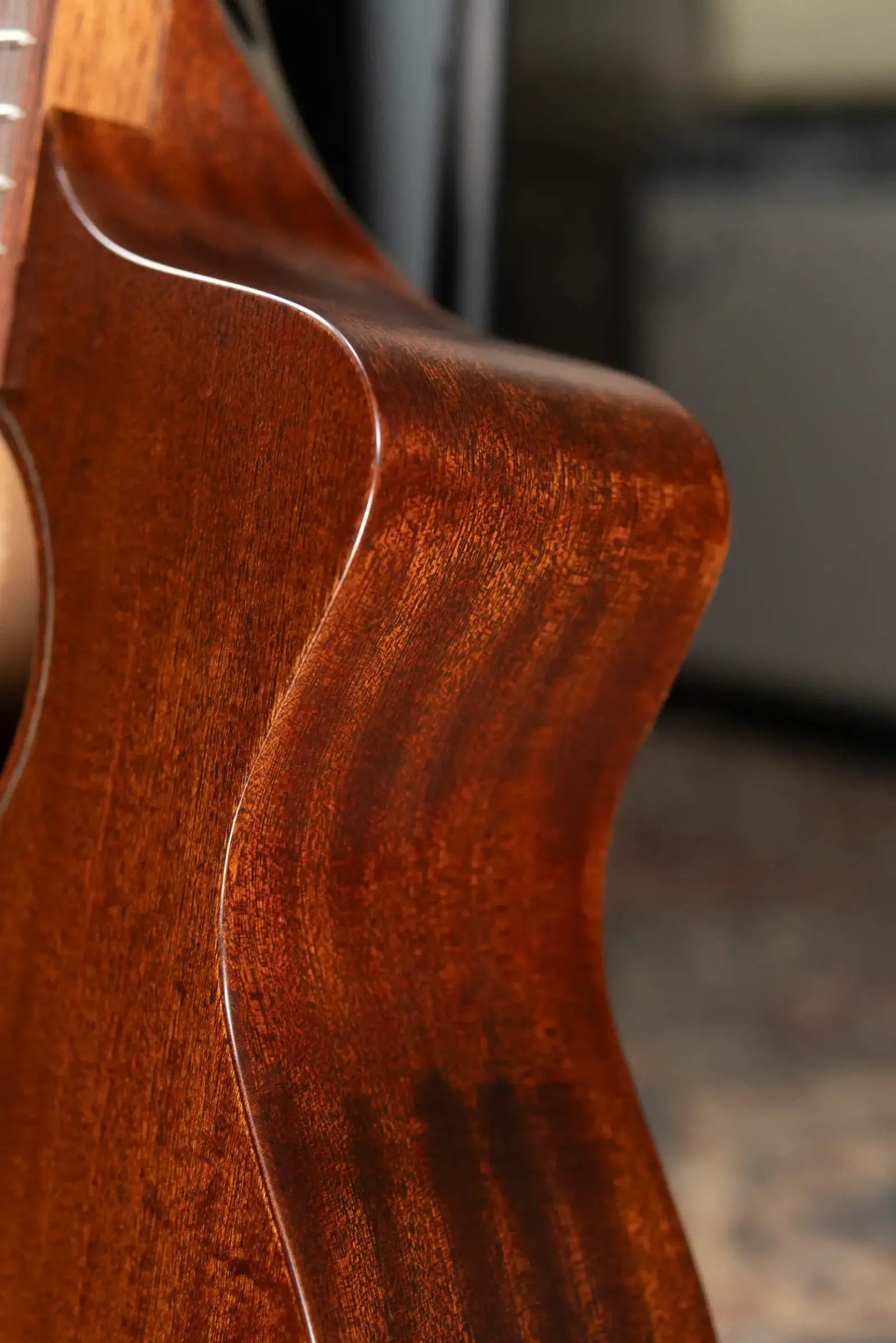 Martin SC-10E Modern Sapele Acoustic/Electric Guitar - Dark Mahogany with Softshell Gig Bag