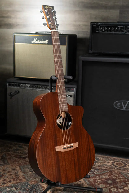 Martin SC-10E Modern Sapele Acoustic/Electric Guitar - Dark Mahogany with Softshell Gig Bag