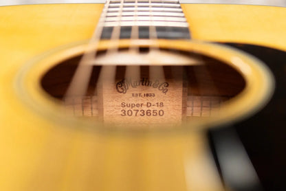 Martin Super D-18 Acoustic Guitar - Natural with Hardshell Case