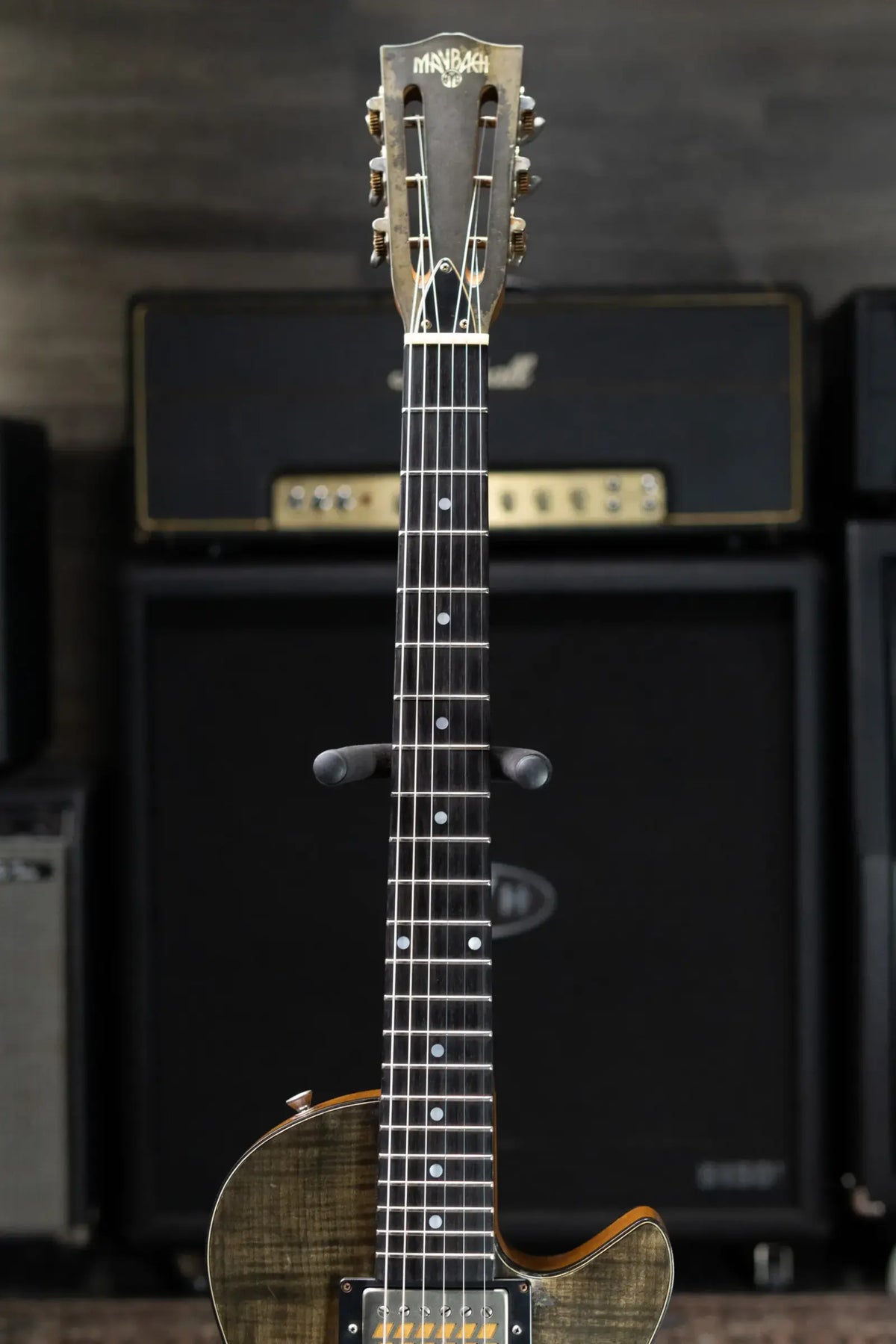 Maybach 2023 NAMM Masterbuilt Little Wing Electric Guitar - Charcoal with Hardshell Case - Used