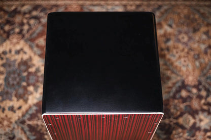 Meinl Backbeat Bass Cajon Crimson Stripe haggertys 4