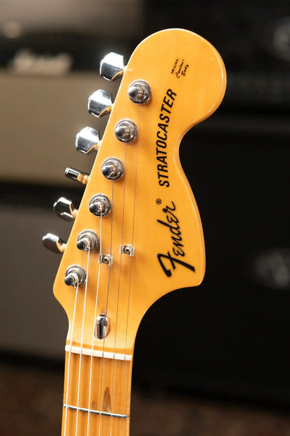 Mid-1980's Fender Stratocaster ST-72 Electric Guitar - Blue Flower with Hardshell Case - Used