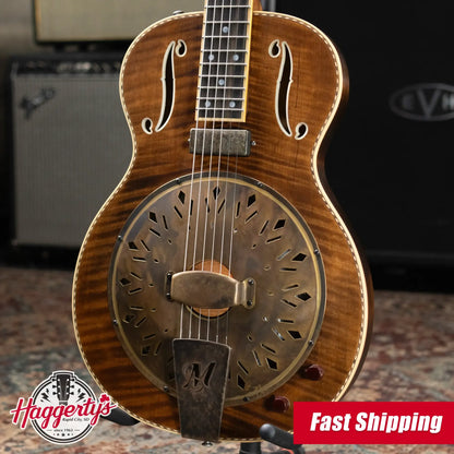 Mule Resophonic Mavis Custom Resonator-Electric Guitar with Hardshell Case - Used