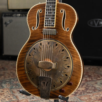 Mule Resophonic Mavis Custom Resonator-Electric Guitar with Hardshell Case - Used
