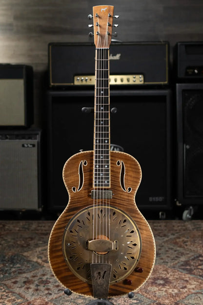 Mule Resophonic Mavis Custom Resonator-Electric Guitar with Hardshell Case - Used