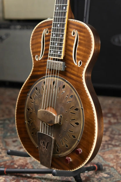 Mule Resophonic Mavis Custom Resonator-Electric Guitar with Hardshell Case - Used