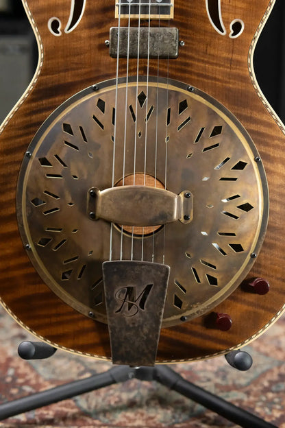 Mule Resophonic Mavis Custom Resonator-Electric Guitar with Hardshell Case - Used