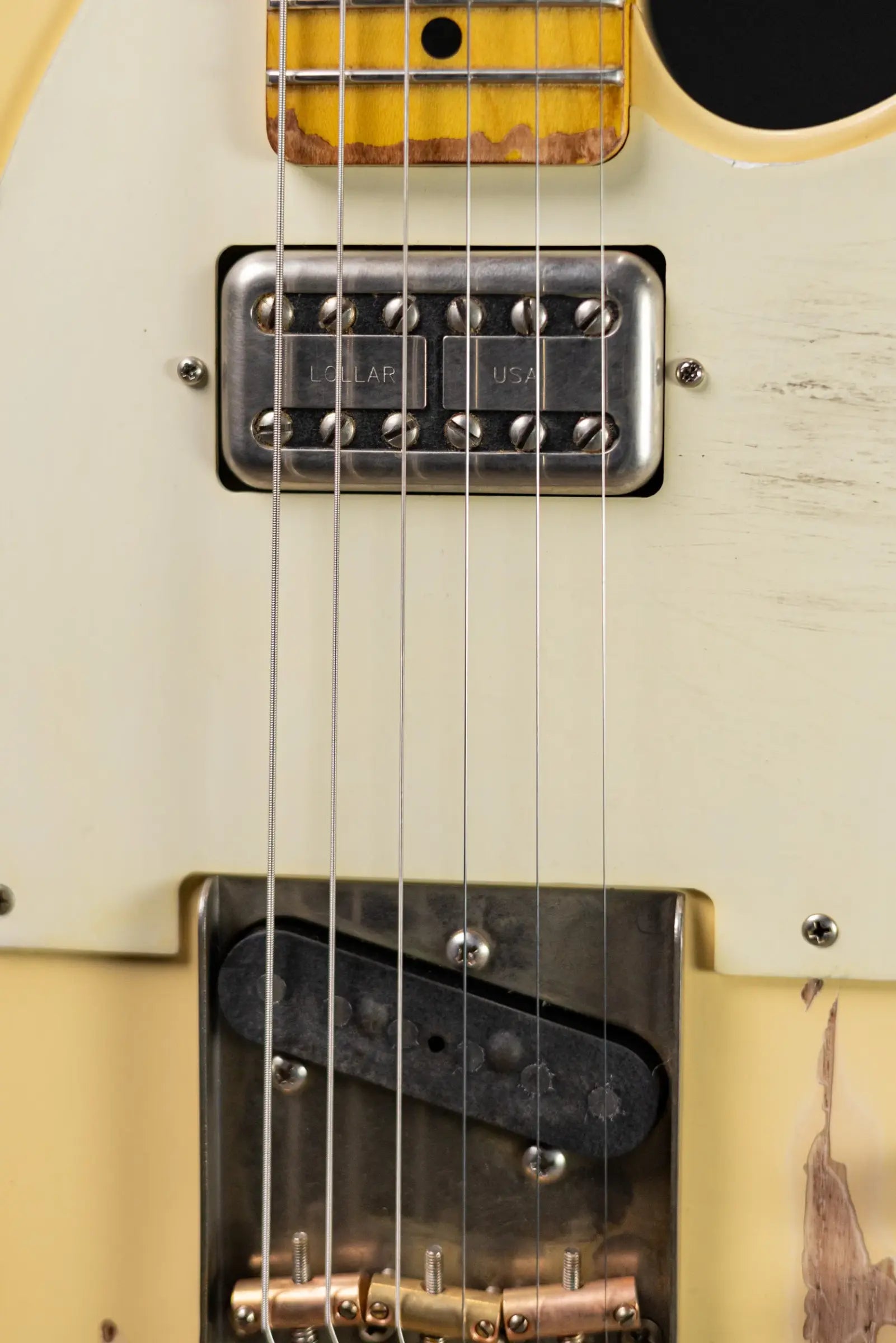 Nash T-57 Electric Guitar - Vintage White with Hardshell Case