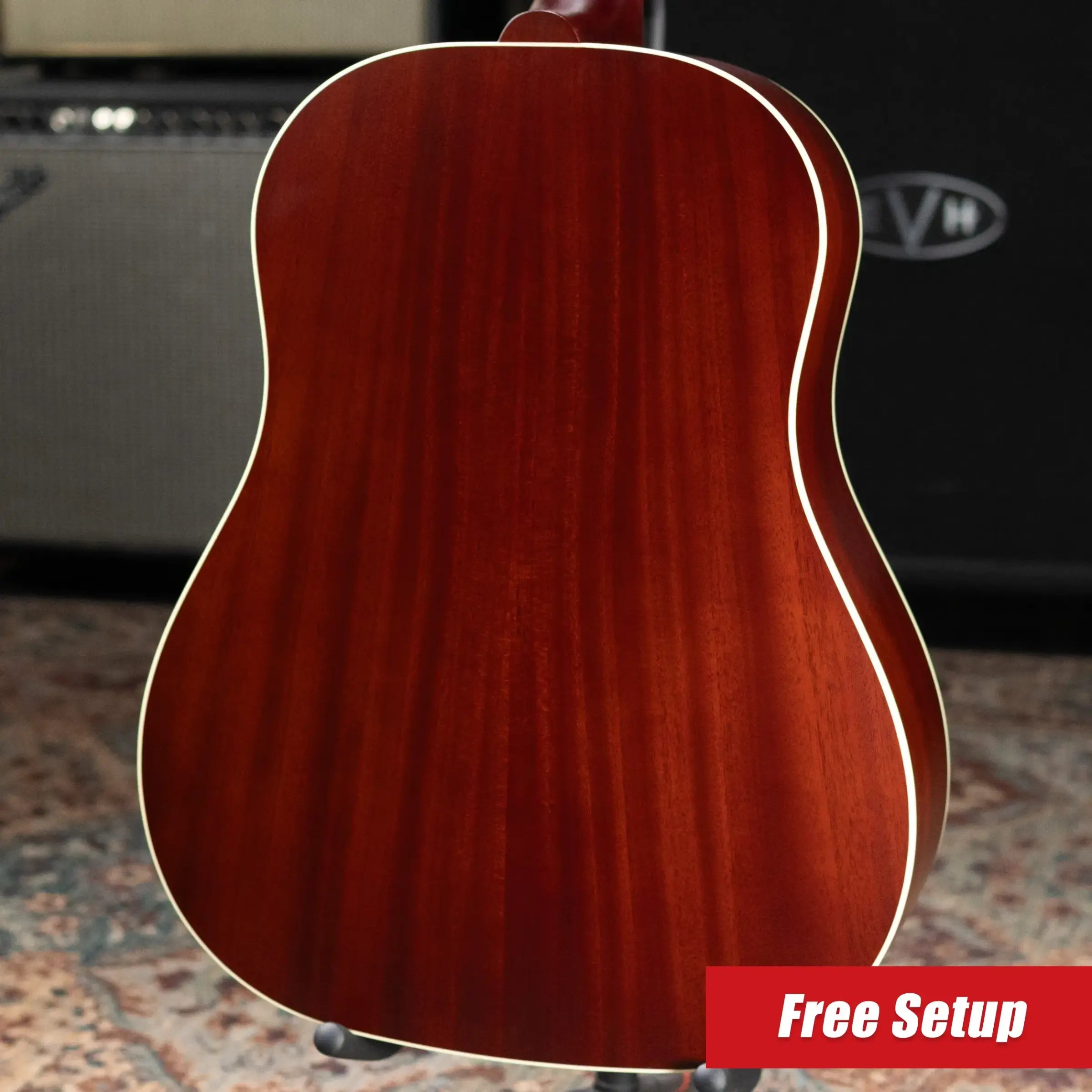 Gibson J-45 Faded '50s Acoustic/Electric Guitar - Faded Vintage Sunburst with Hardshell Case - B-Stock