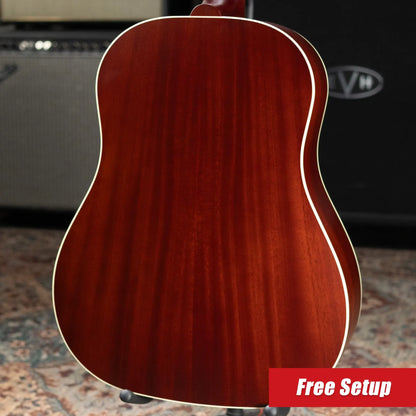 Gibson J-45 Faded '50s Acoustic/Electric Guitar - Faded Vintage Sunburst with Hardshell Case - B-Stock