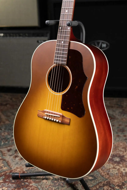 Gibson J-45 Faded '50s Acoustic/Electric Guitar - Faded Vintage Sunburst with Hardshell Case - B-Stock
