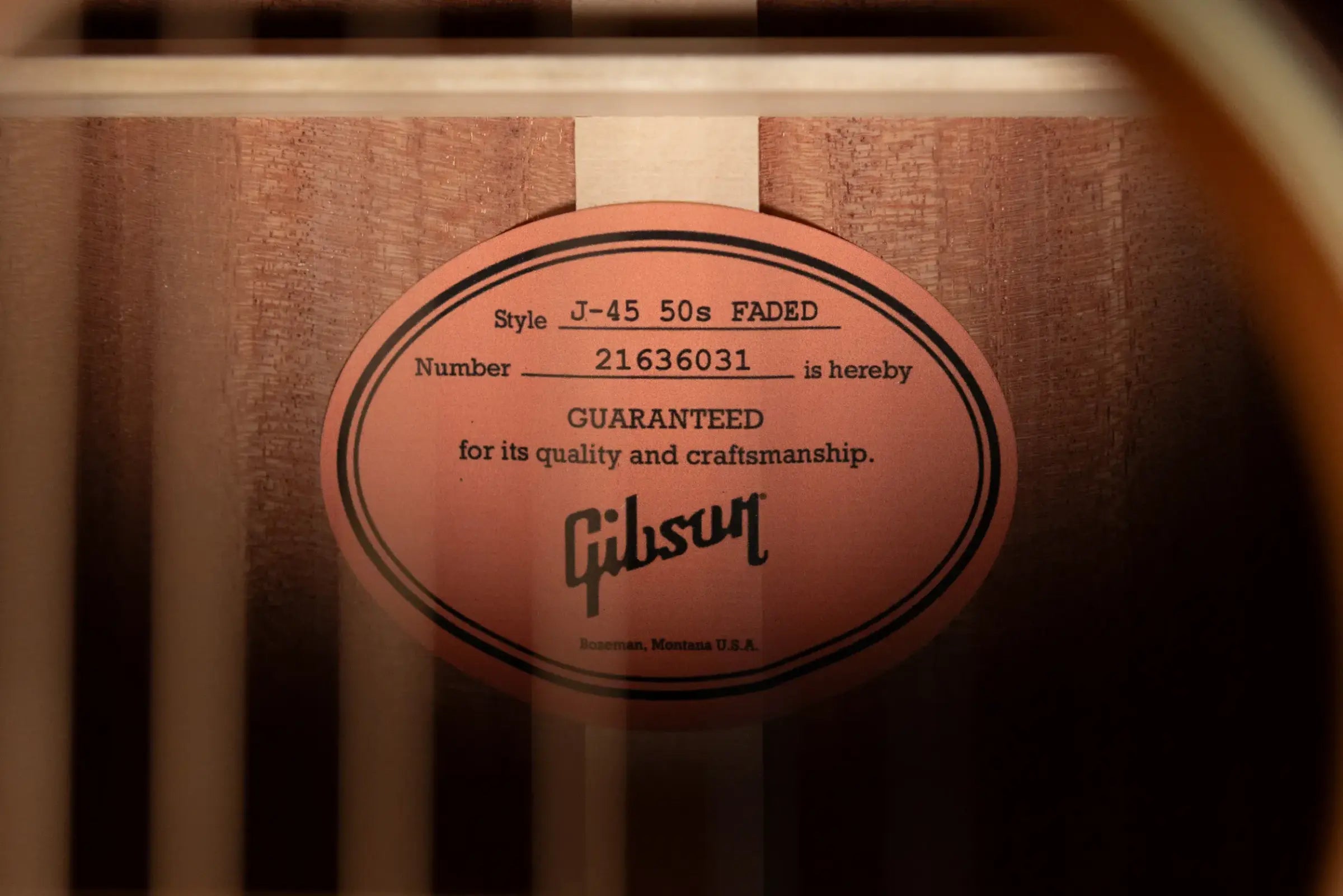 Gibson J-45 Faded '50s Acoustic/Electric Guitar - Faded Vintage Sunburst with Hardshell Case - B-Stock