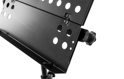 Nomad Folding Orchestra Music Stand with Perforated Desk