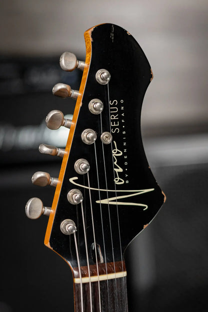 Novo Custom Serus TC Electric Guitar - Bull Black with Gig Bag