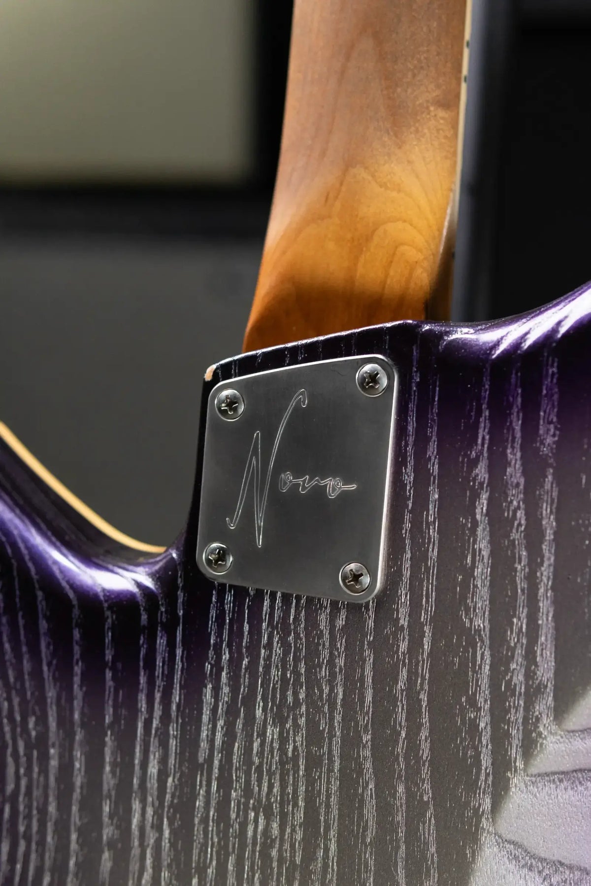 Novo Custom Shop Miris P2 Semi-Hollow Electric Guitar - Purple Stranger Burst with Gig Bag