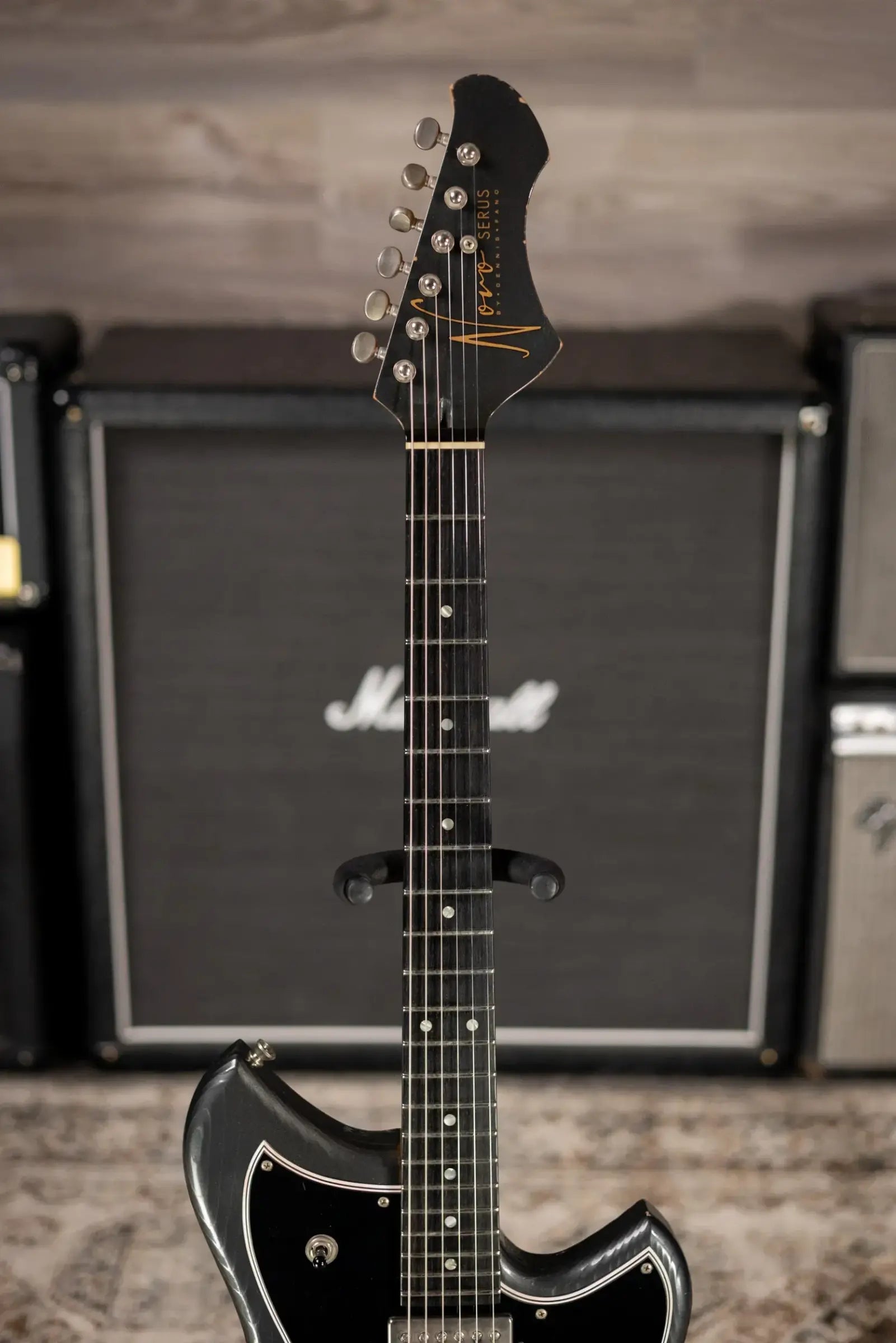 Novo Custom Shop Serus H2 Electric Guitar - Charcoal Frost with Gig Bag