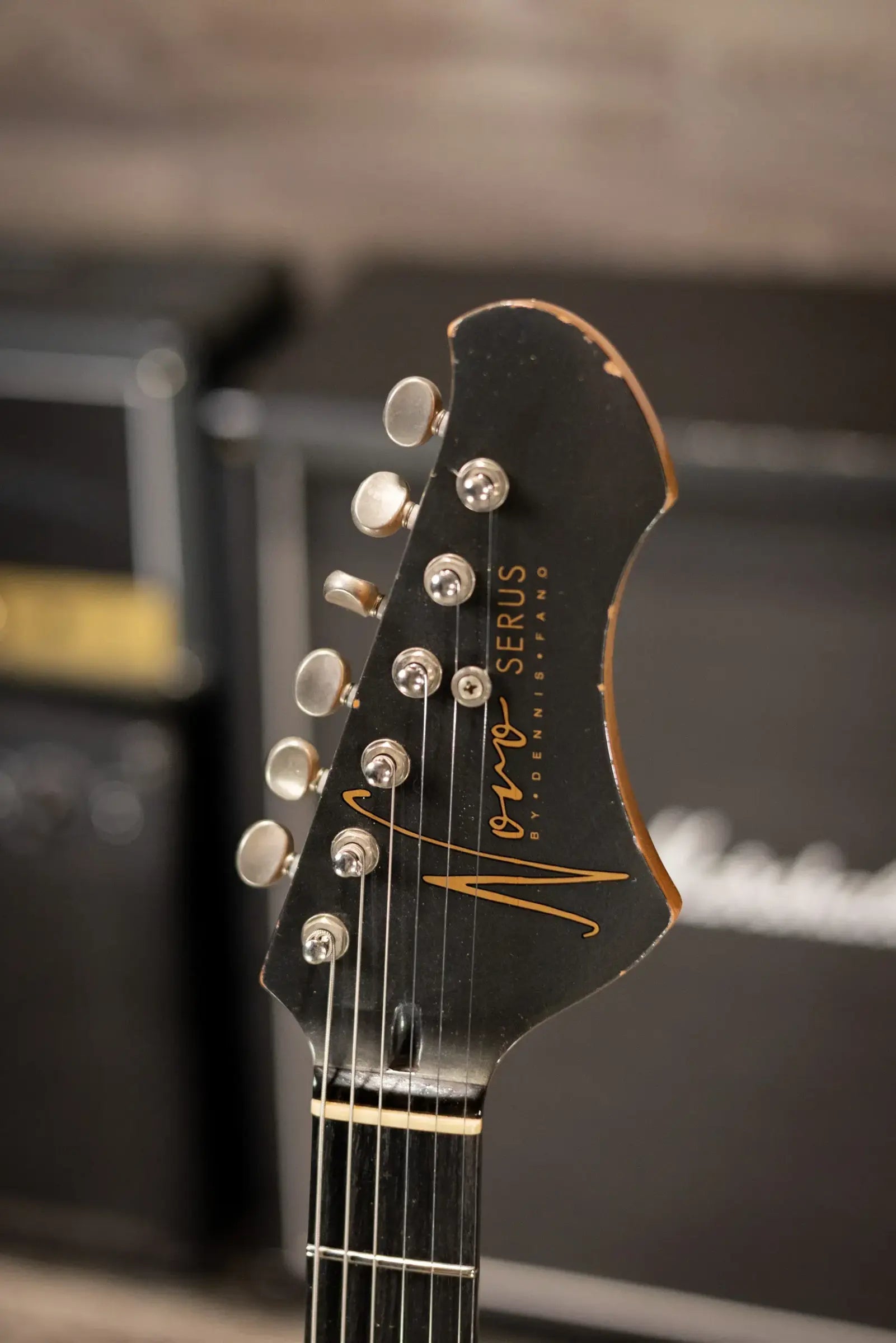 Novo Custom Shop Serus H2 Electric Guitar - Charcoal Frost with Gig Bag