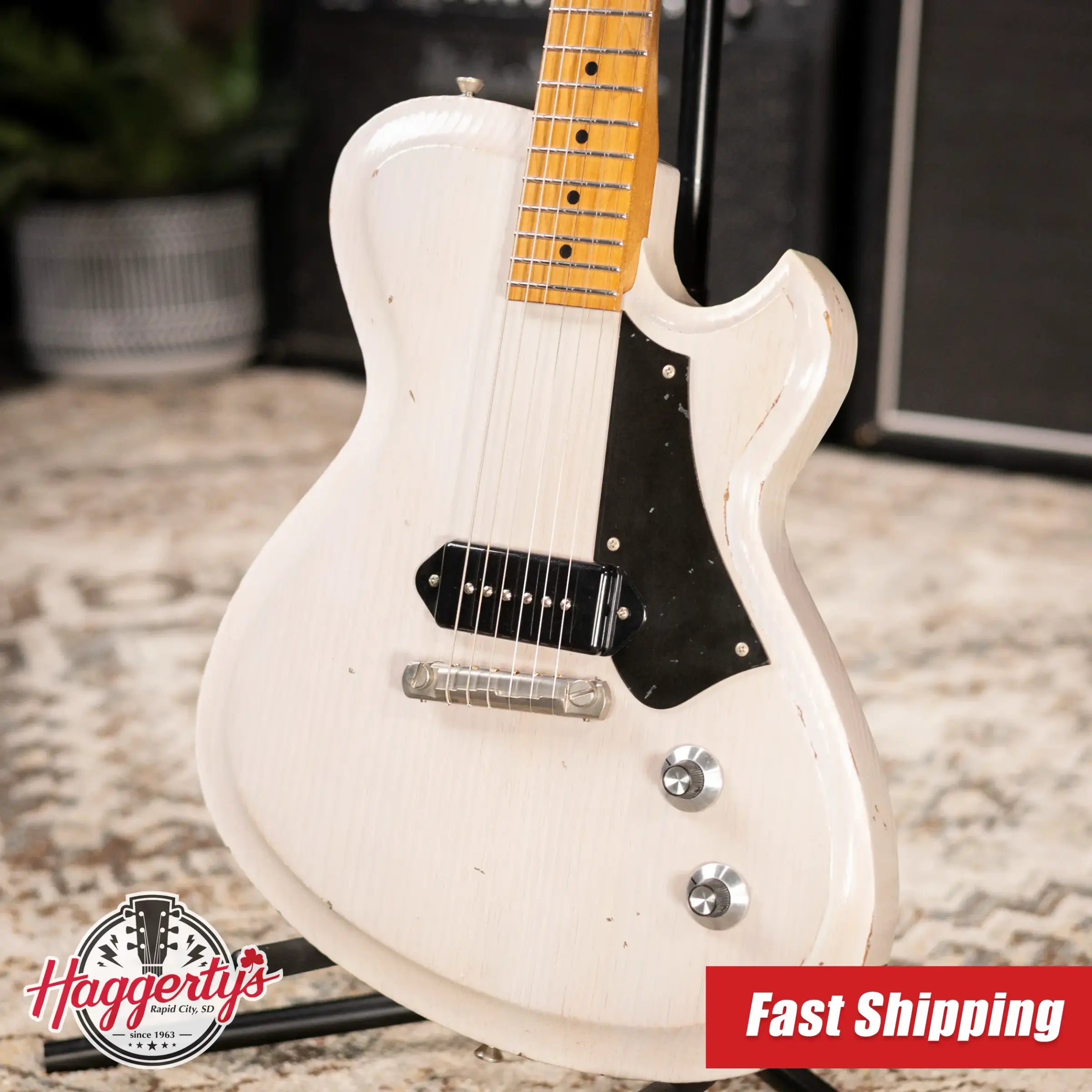 Novo Custom Shop Solus M1 Electric Guitar - Mary Kaye White with Gig Bag