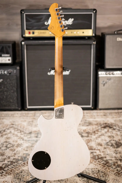 Novo Custom Shop Solus M1 Electric Guitar - Mary Kaye White with Gig Bag