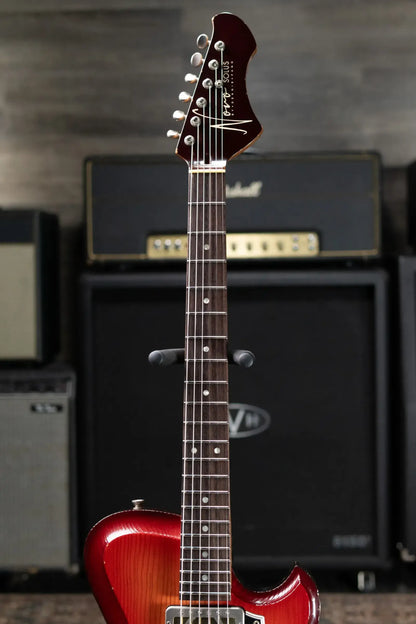 Novo Custom Solus F2 Electric Guitar - Bonfire with Gig Bag