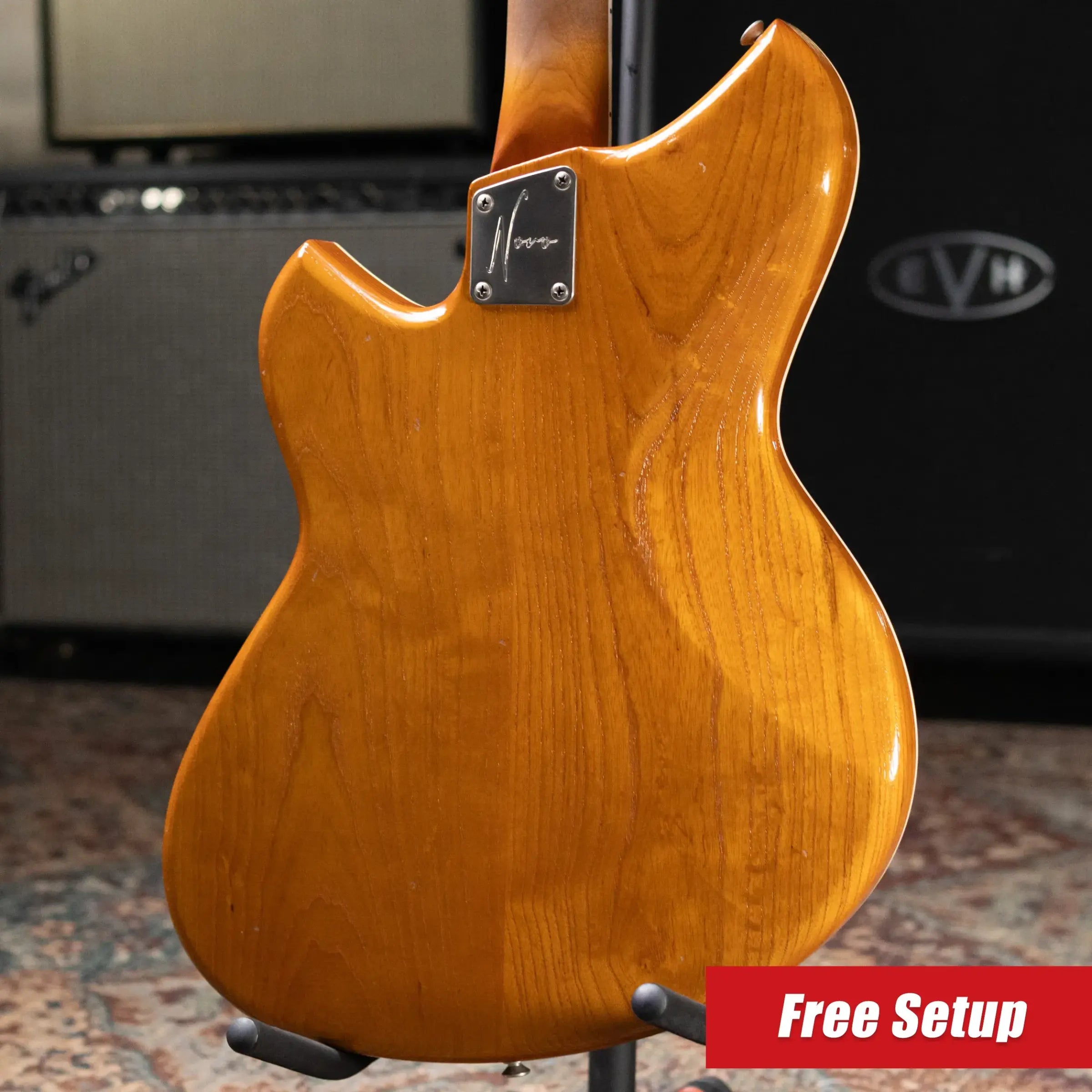Novo Dealer Limited Miris JHH Electric Guitar - Amber with Gig Bag
