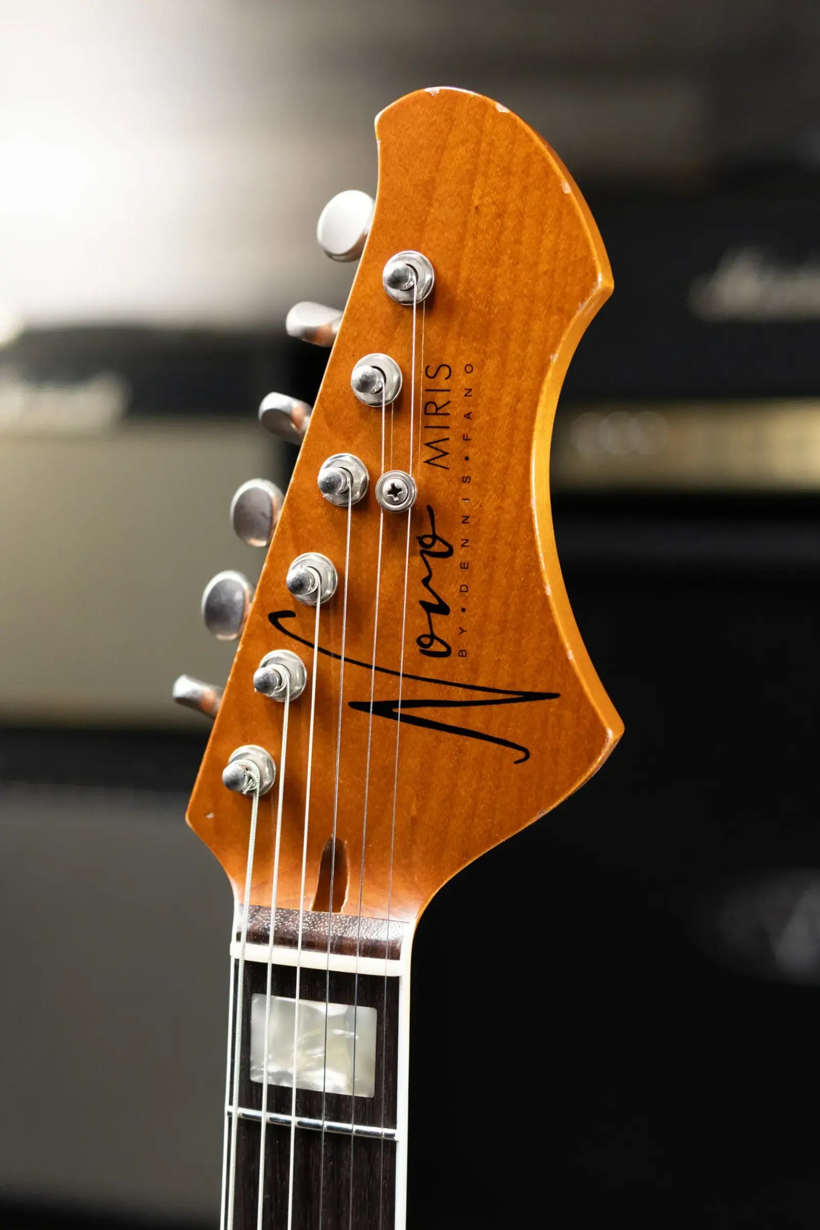Novo Dealer Limited Miris JHH Electric Guitar - Amber with Gig Bag