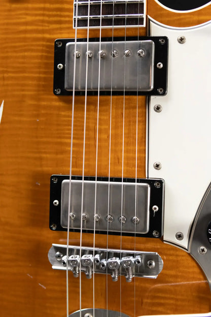 Novo Dealer Limited Miris JHH Electric Guitar - Amber with Gig Bag