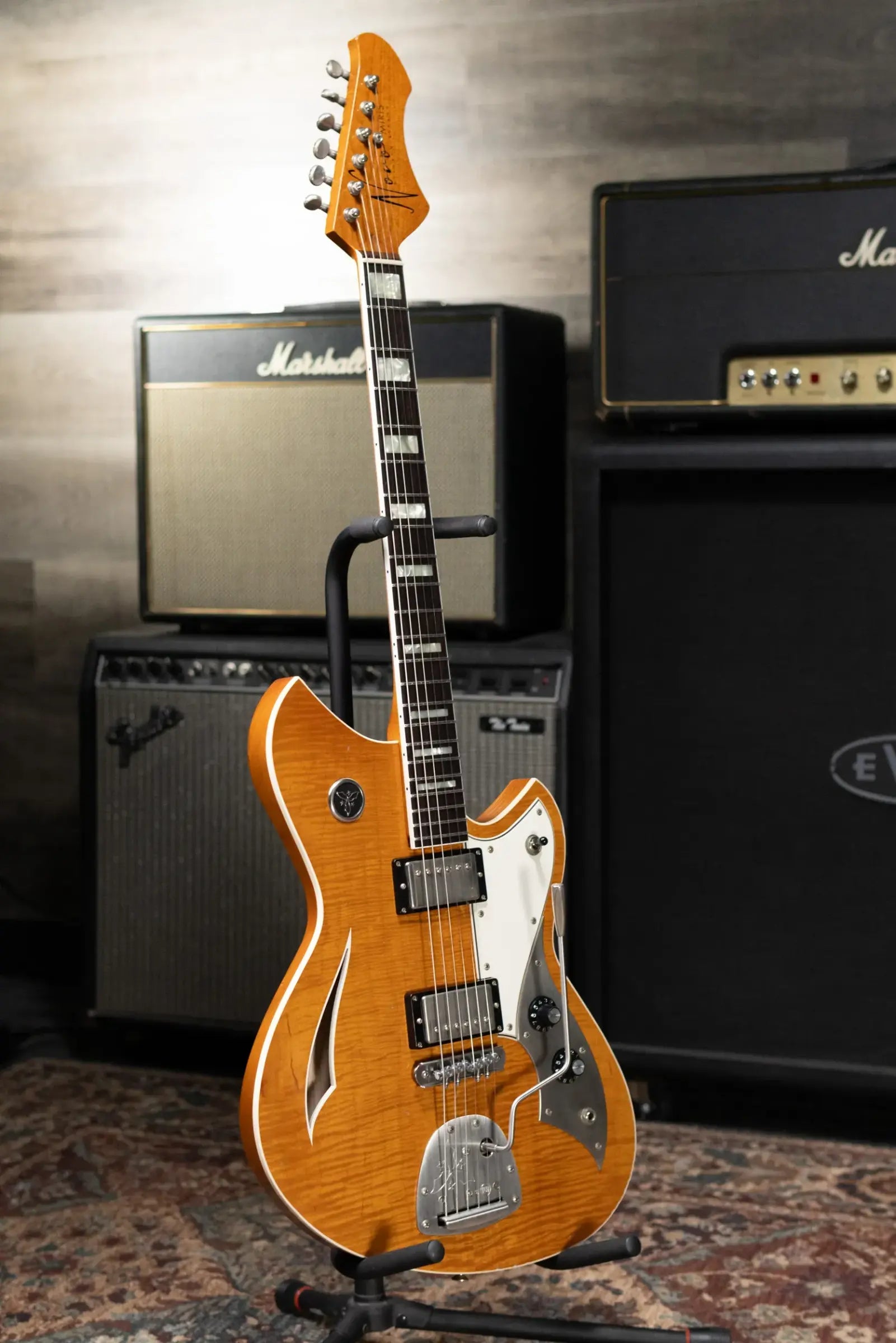 Novo Dealer Limited Miris JHH Electric Guitar - Amber with Gig Bag