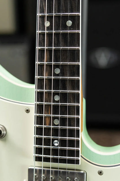 Novo Miris JHH Custom Electric Guitar - Surf Green with Deluxe Padded Soft Case - Used