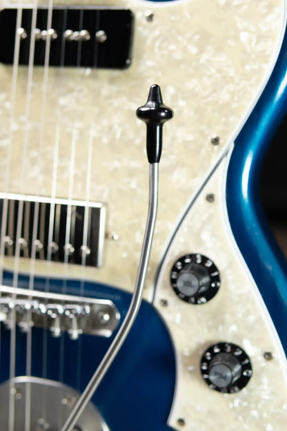 Novo Serus J H-P90 Electric Guitar - Lake Como Blue with Racing Strip with Hardshell Case - Used
