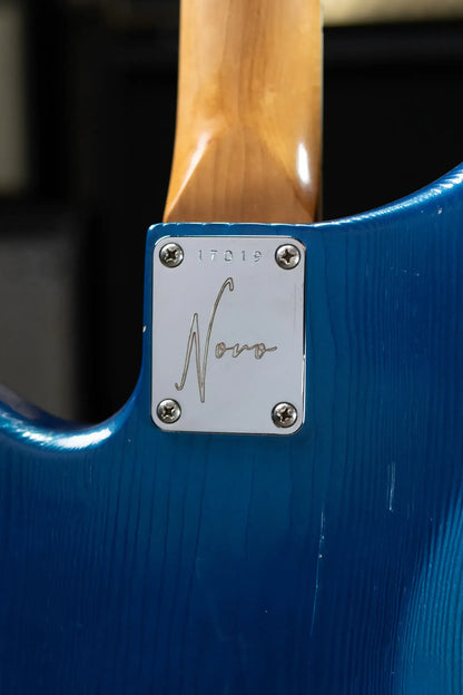 Novo Serus J H-P90 Electric Guitar - Lake Como Blue with Racing Strip with Hardshell Case - Used