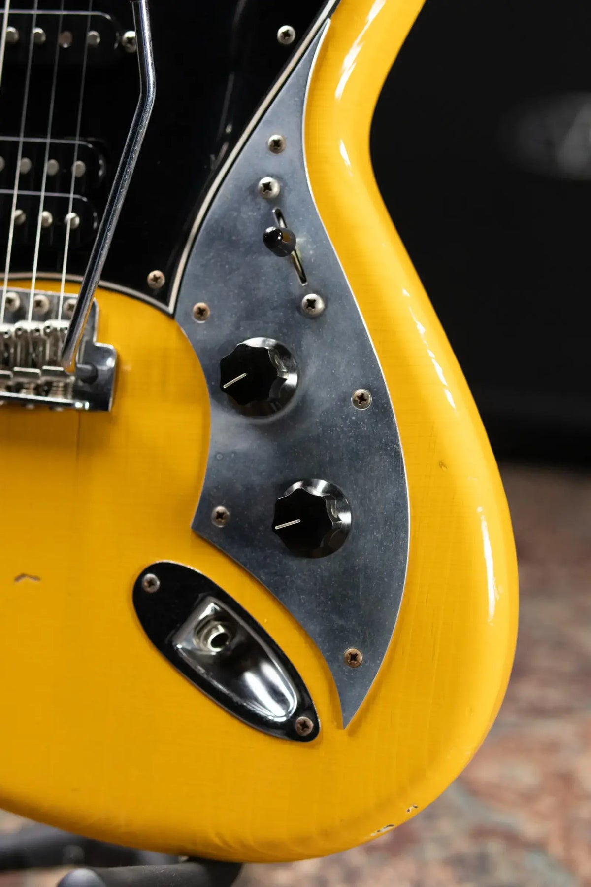 Novo Serus S HSS Electric Guitar - Vandalism Yellow with Black Pinstripe with Mono Gig Bag - Used