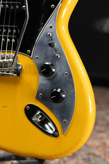 Novo Serus S HSS Electric Guitar - Vandalism Yellow with Black Pinstripe with Mono Gig Bag - Used